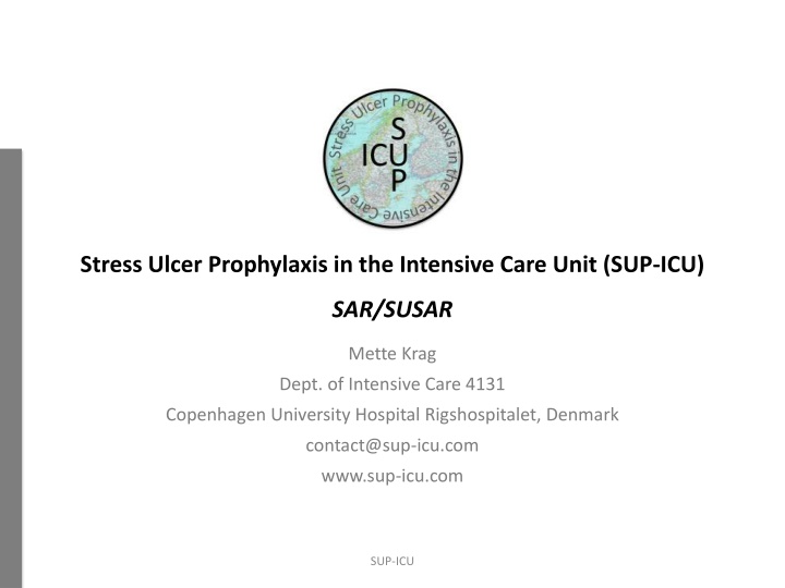 stress ulcer prophylaxis in the intensive care