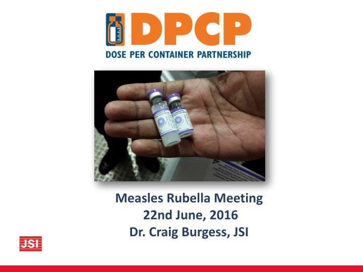 measles rubella meeting 22nd june 2016 dr craig