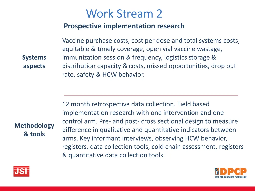 work stream 2 prospective implementation research 1