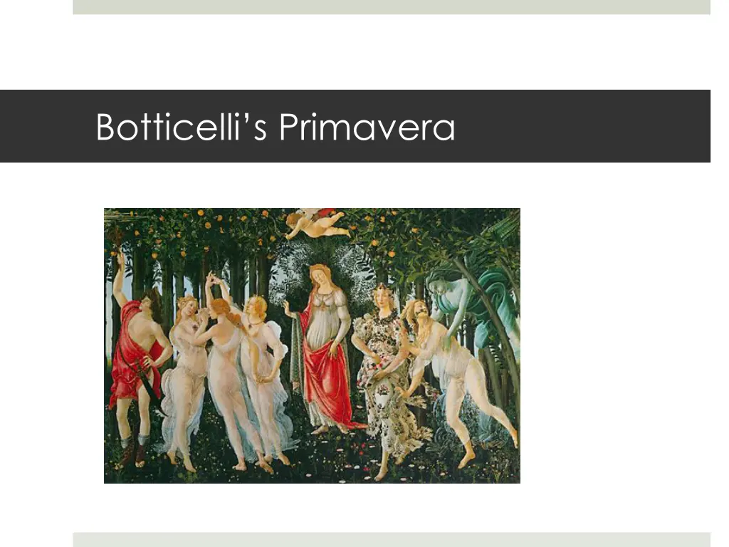 botticelli s primavera