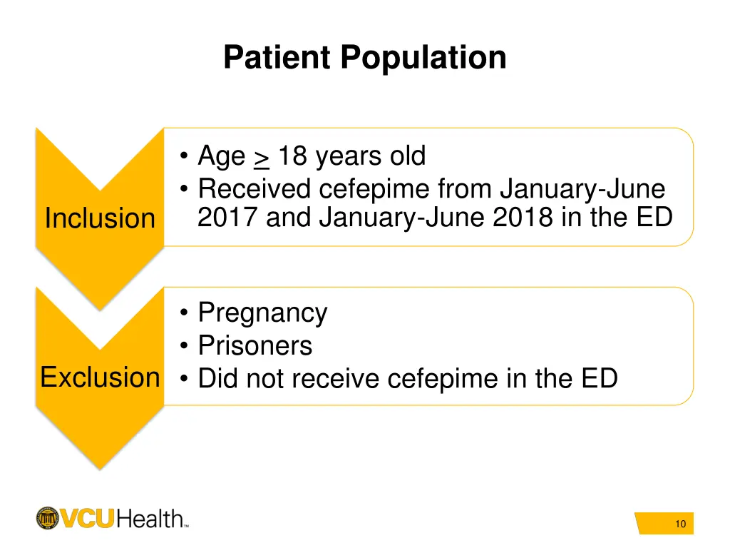 patient population