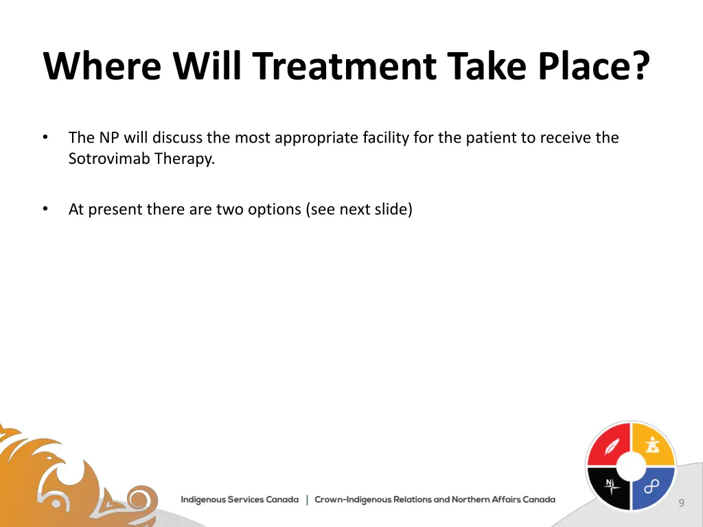 where will treatment take place