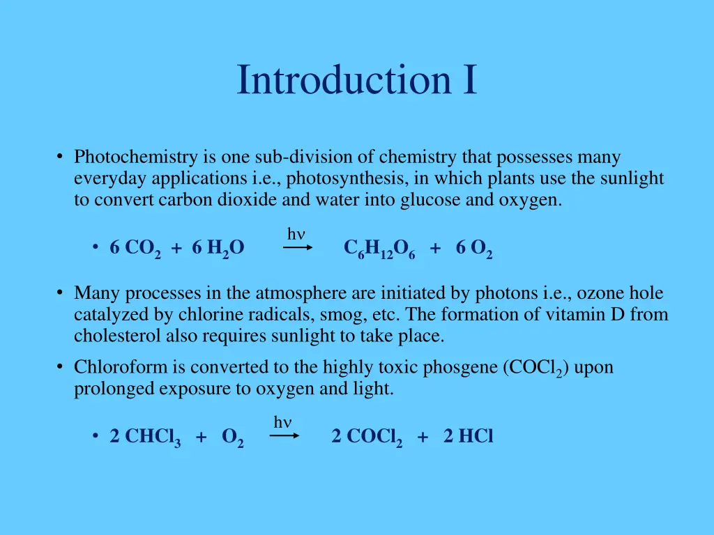 introduction i