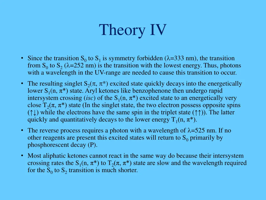 theory iv