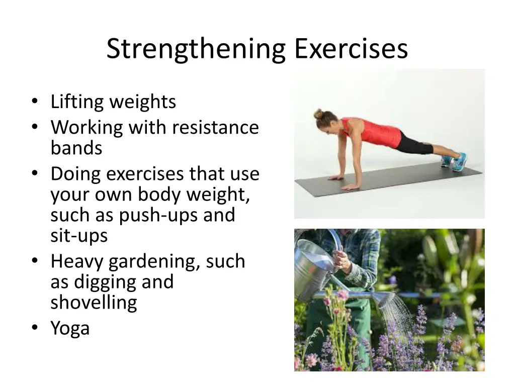 strengthening exercises