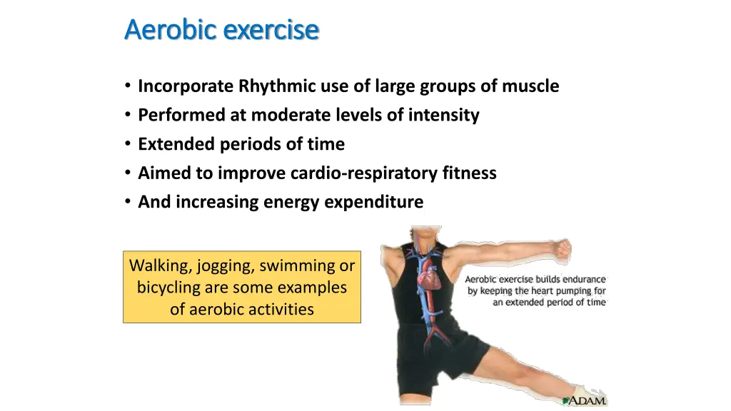 aerobic exercise aerobic exercise