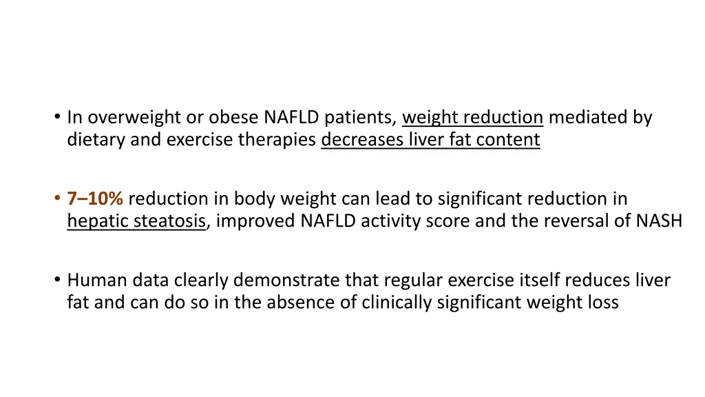 in overweight or obese nafld patients weight