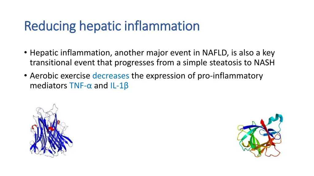 reducing hepatic inflammation reducing hepatic