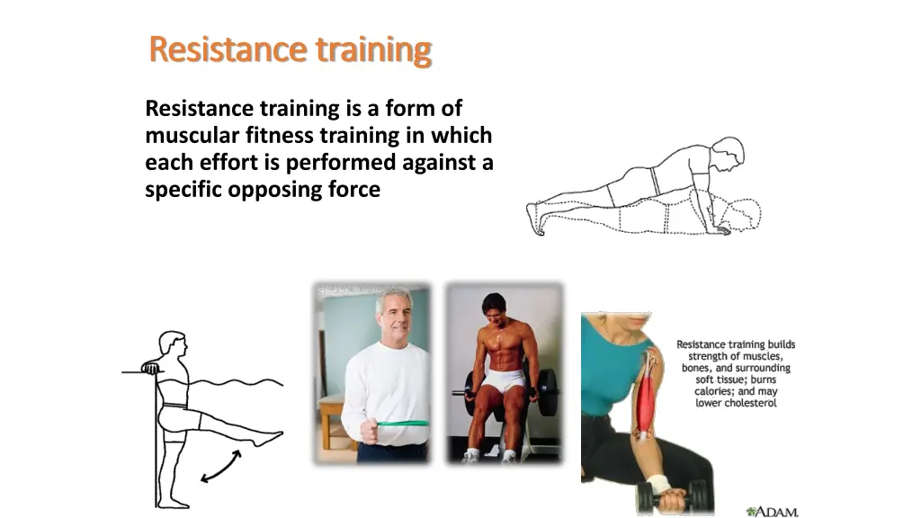 resistance training resistance training