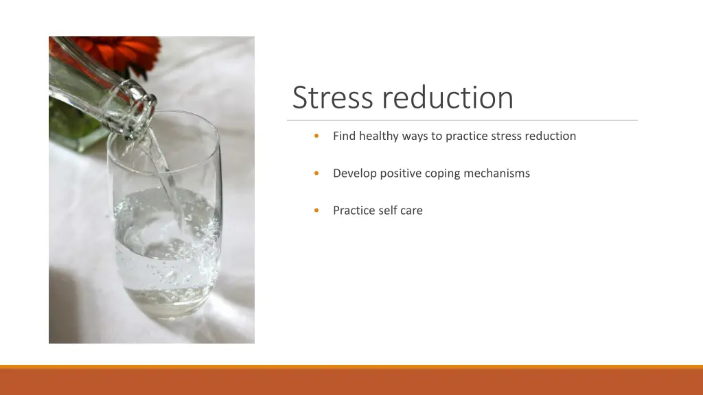 stress reduction