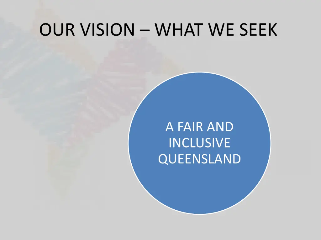 our vision what we seek