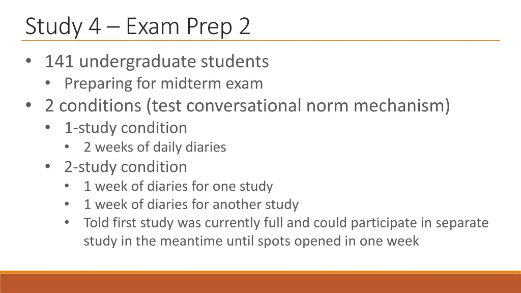 study 4 exam prep 2 141 undergraduate students