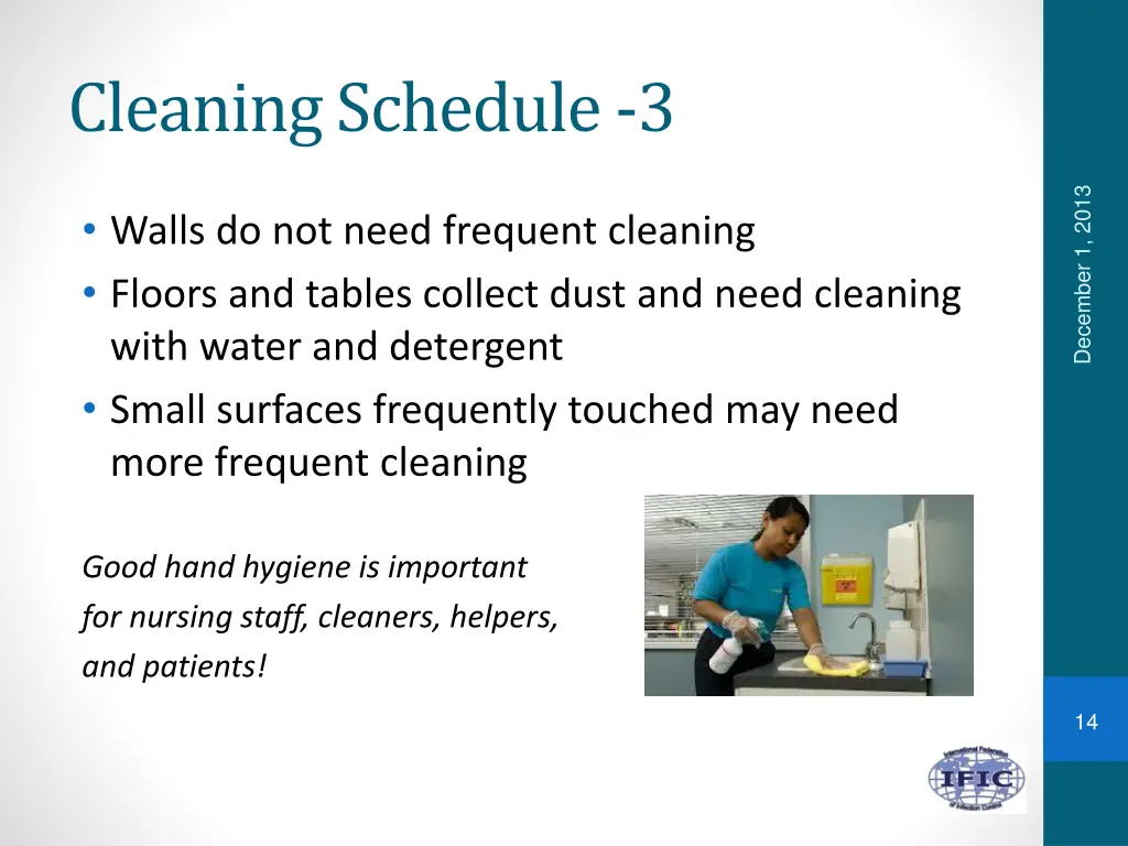 cleaning schedule 3