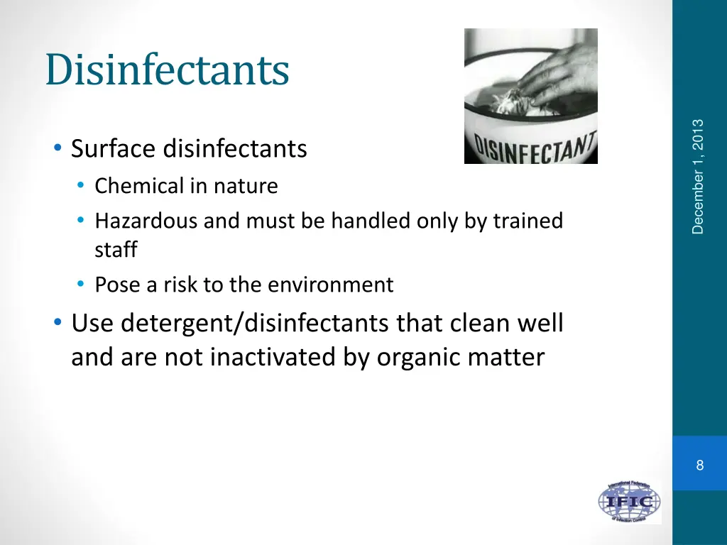 disinfectants