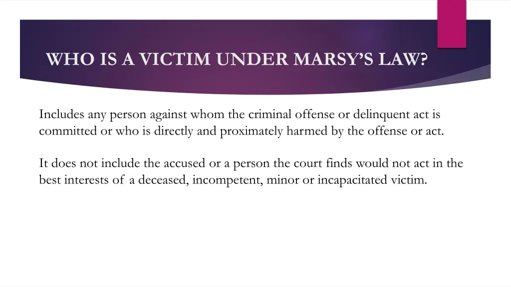 who is a victim under marsy s law