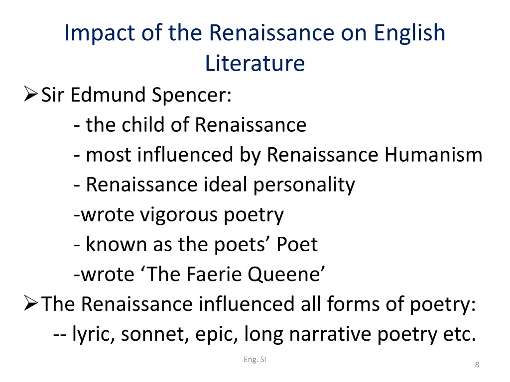 impact of the renaissance on english literature 3