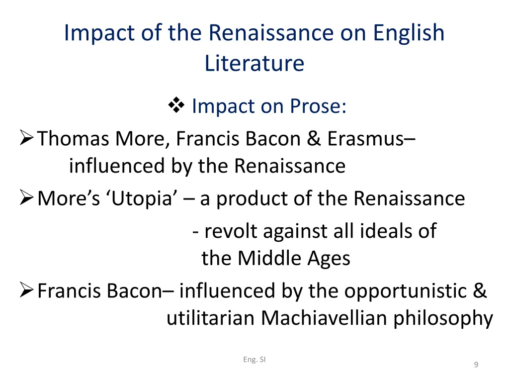 impact of the renaissance on english literature 4