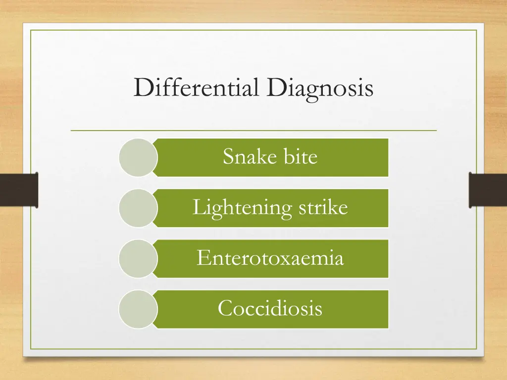 differential diagnosis