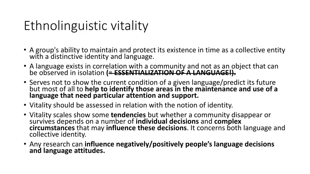 ethnolinguistic vitality