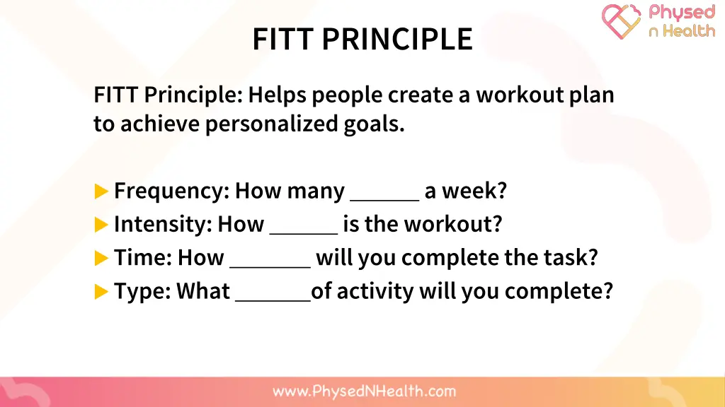 fitt principle