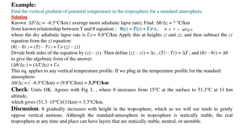 example find the vertical gradient of potential