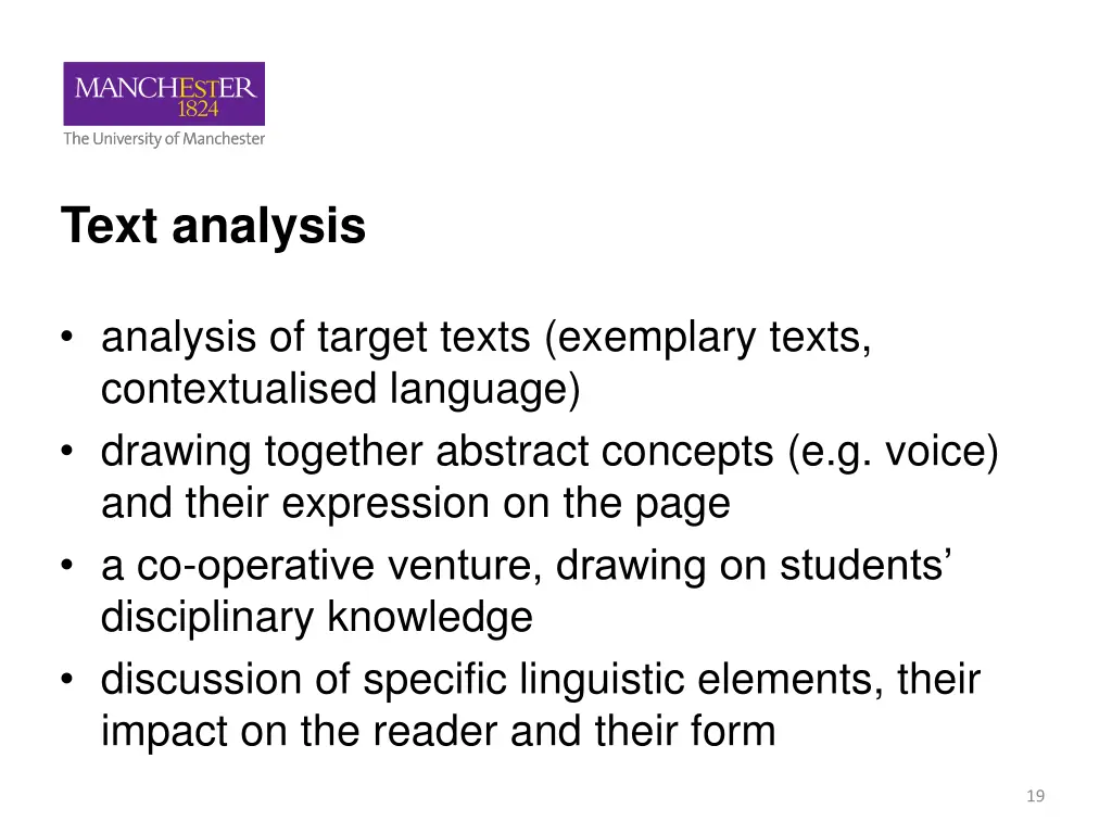 text analysis