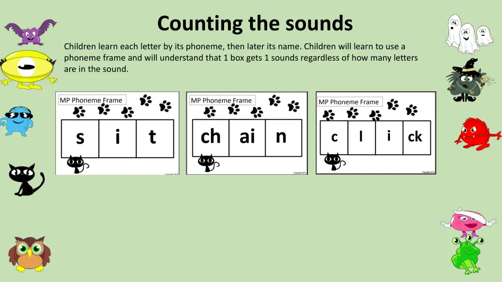 counting the sounds