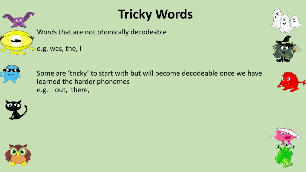 tricky words