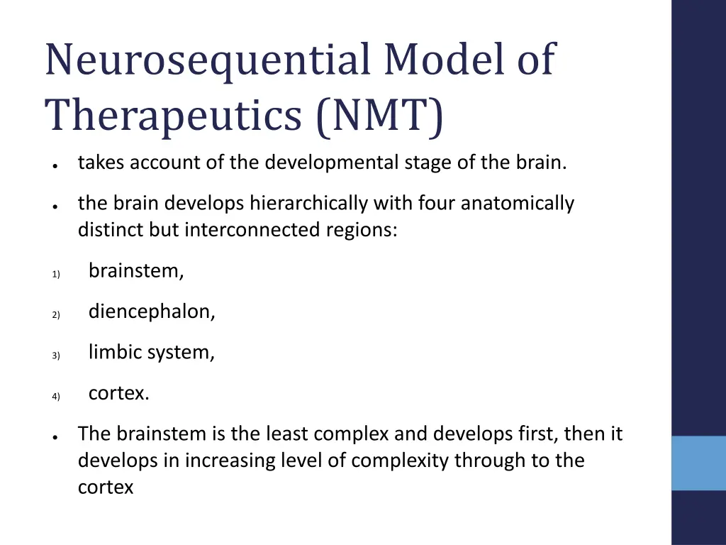 neurosequential model of therapeutics nmt