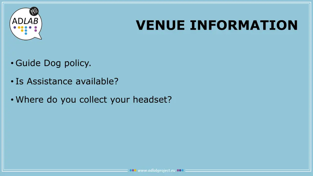 venue information 1