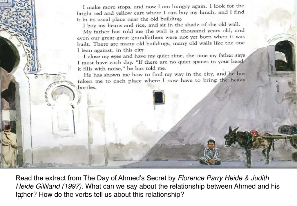 read the extract from the day of ahmed s secret