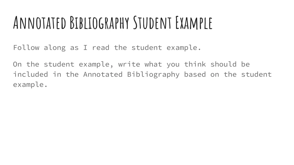 annotated bibliography student example