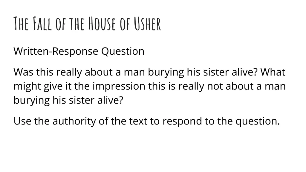 the fall of the house of usher 1