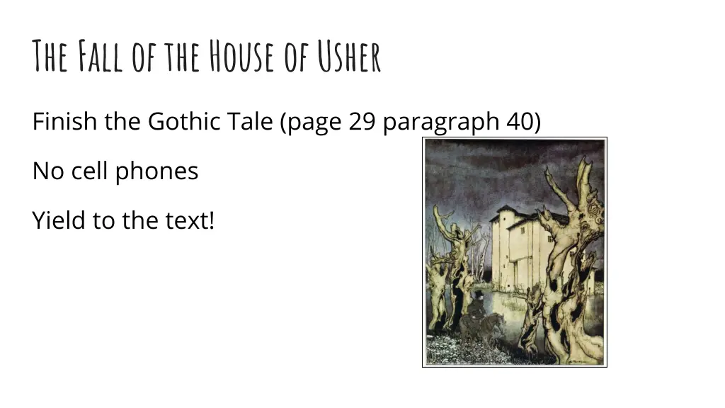 the fall of the house of usher