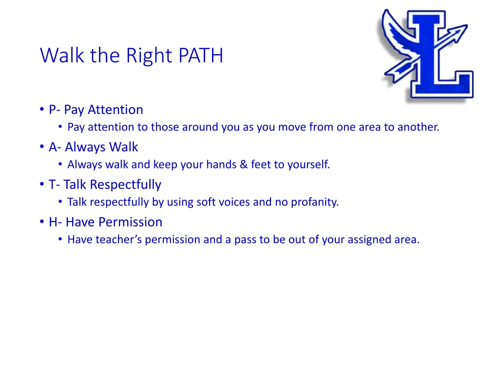 walk the right path