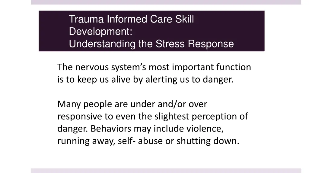 trauma informed care skill development 2