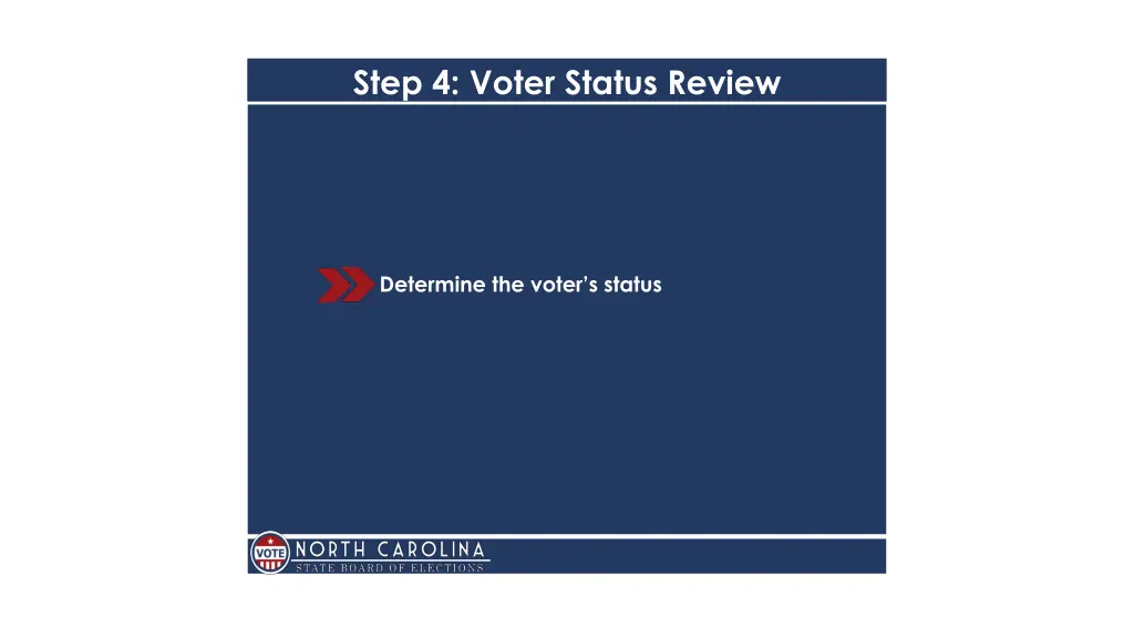 step 4 voter status review