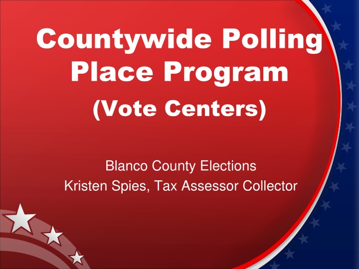 countywide polling place program vote centers