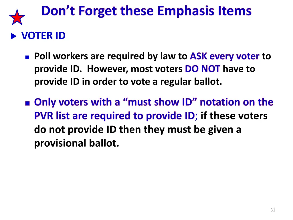 don t forget these emphasis items 1