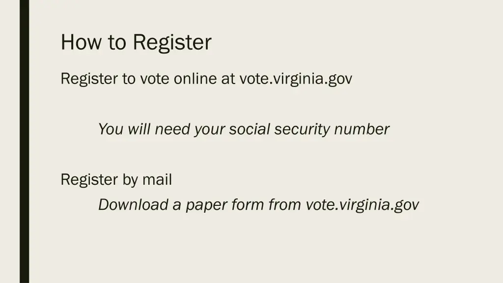 how to register