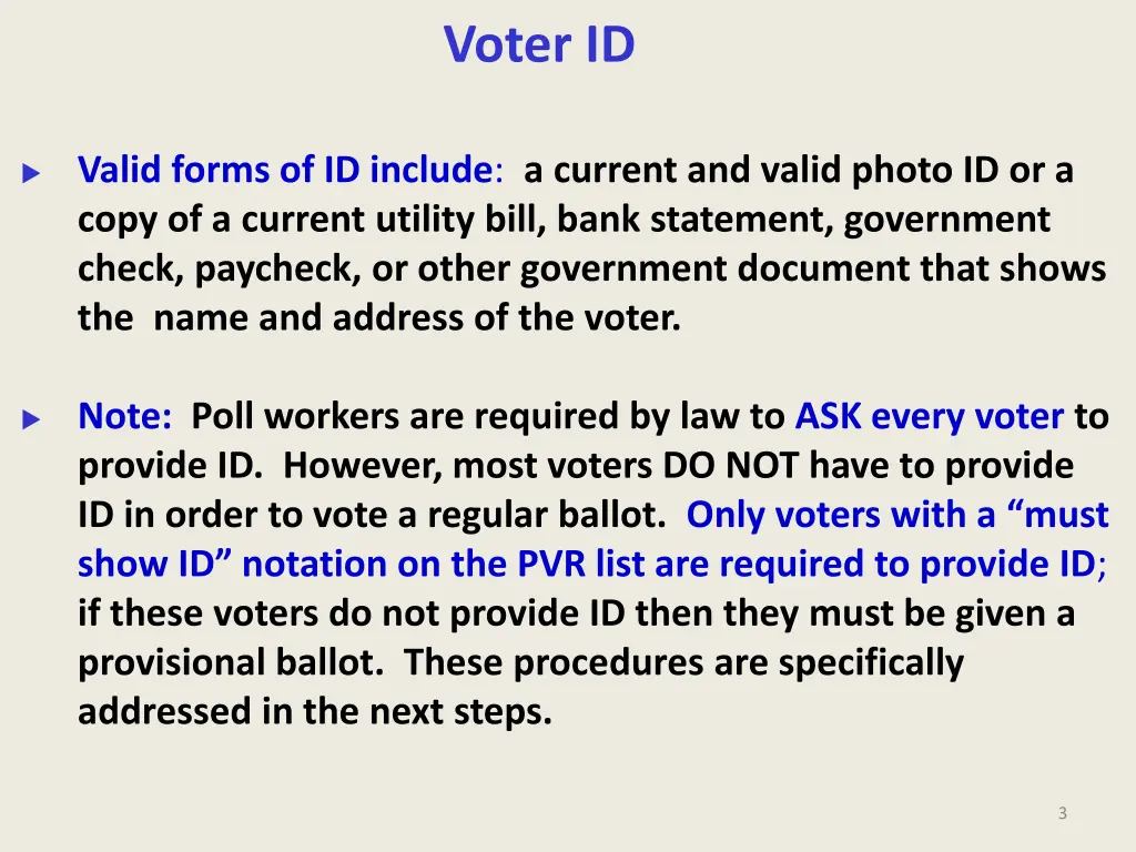 voter id