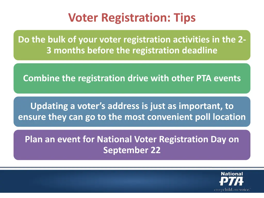 voter registration tips