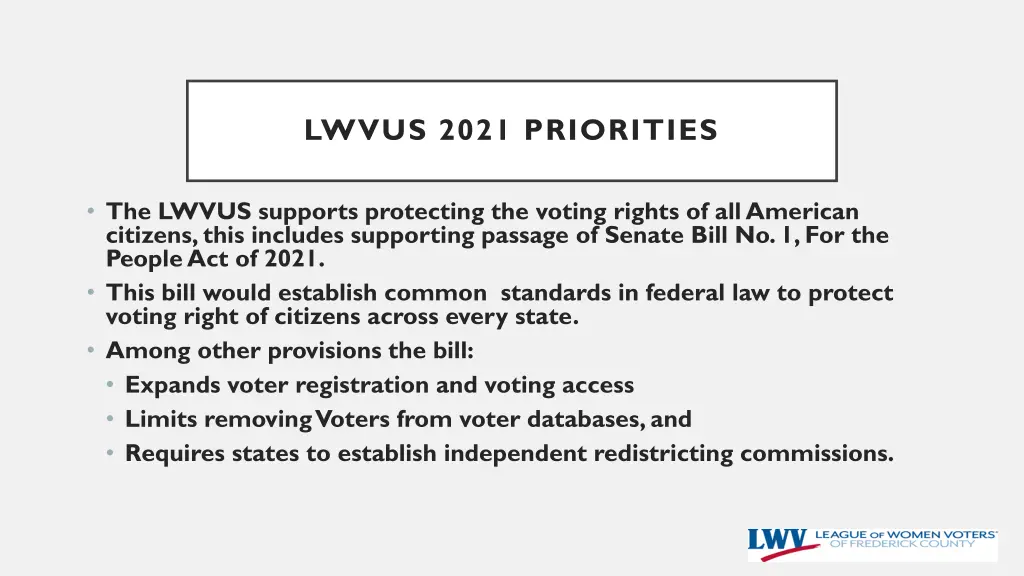 lwvus 2021 priorities