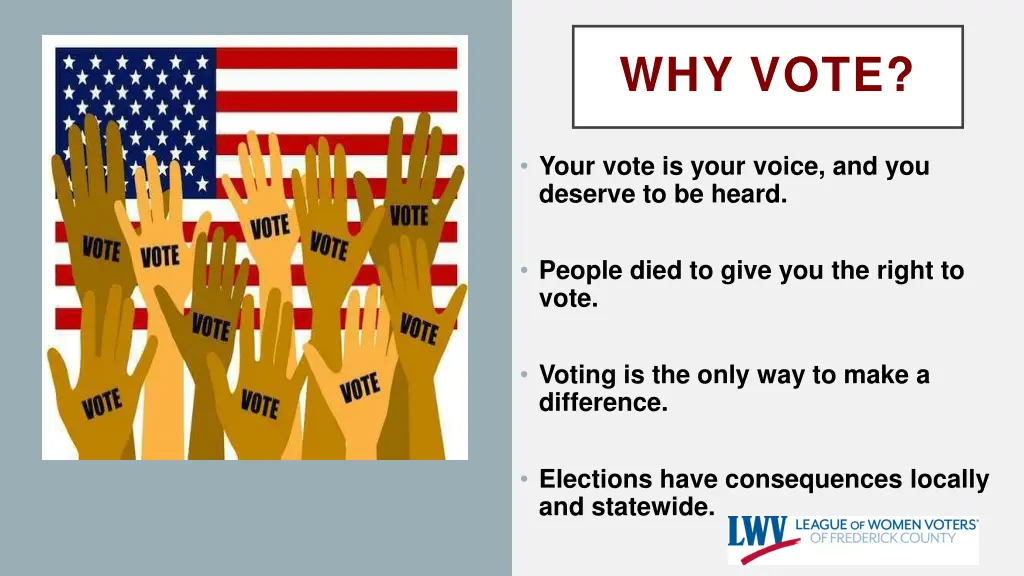 why vote