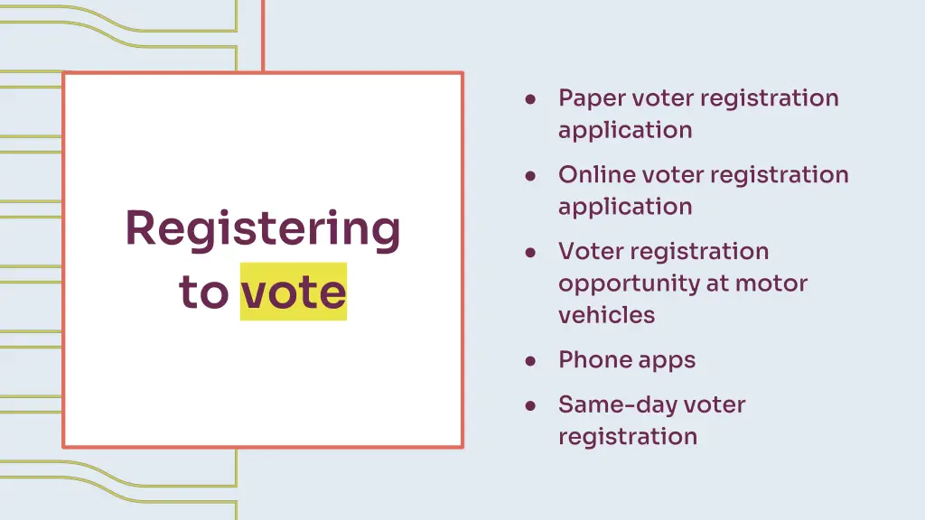 paper voter registration application