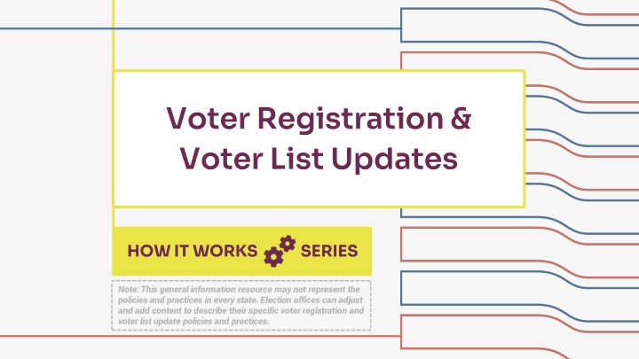 voter registration voter list updates