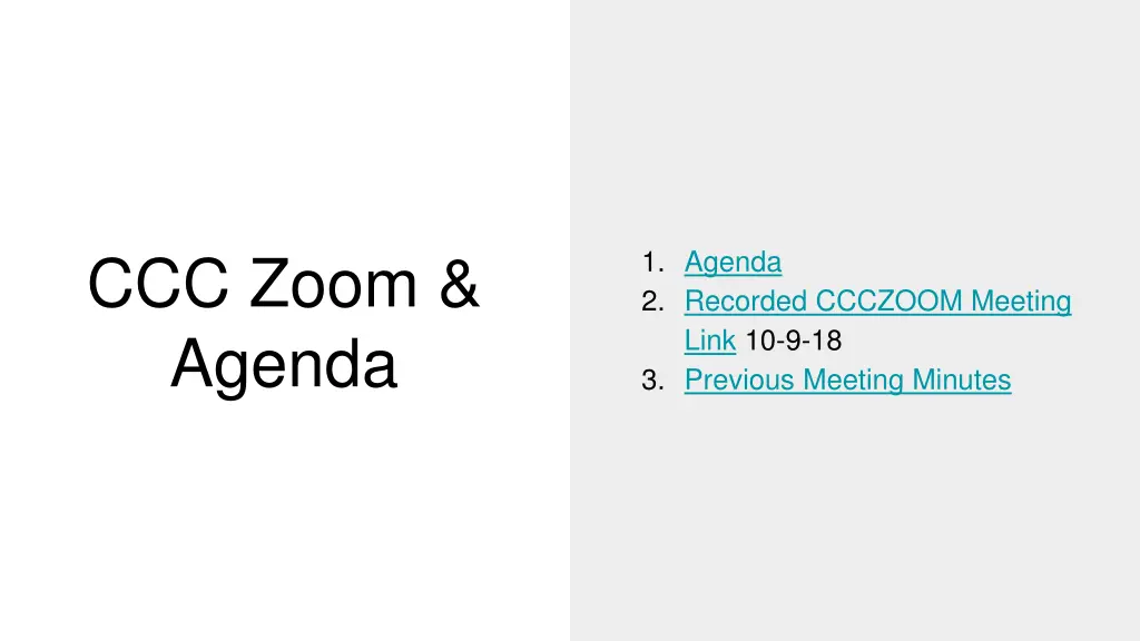 ccc zoom agenda