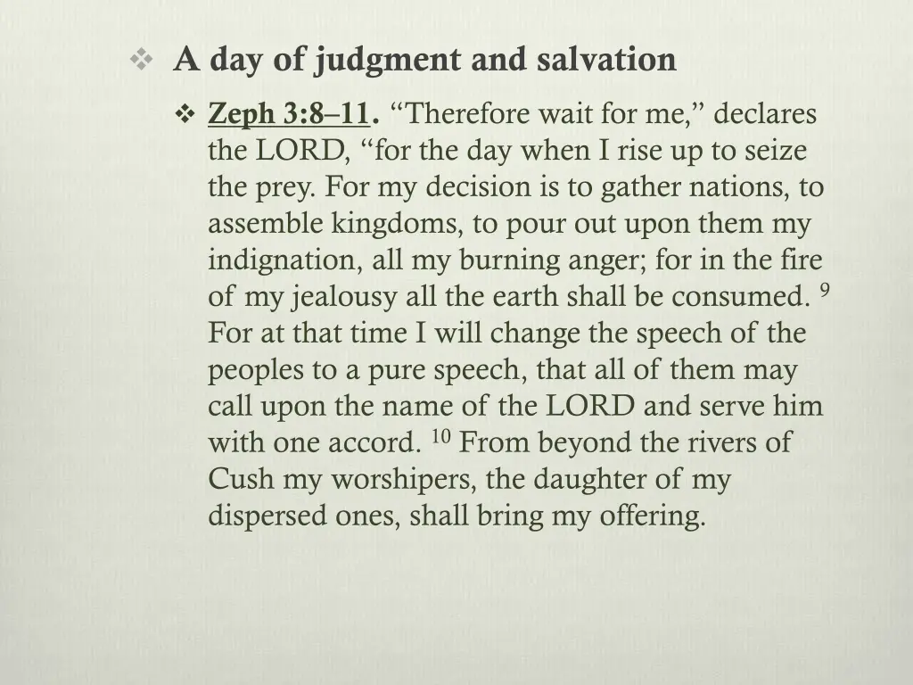 a day of judgment and salvation zeph