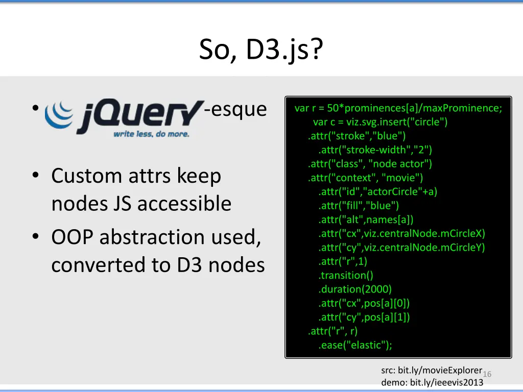 so d3 js