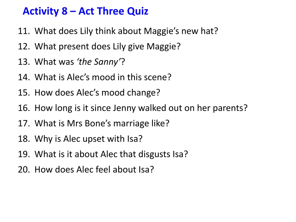 activity 8 act three quiz 1